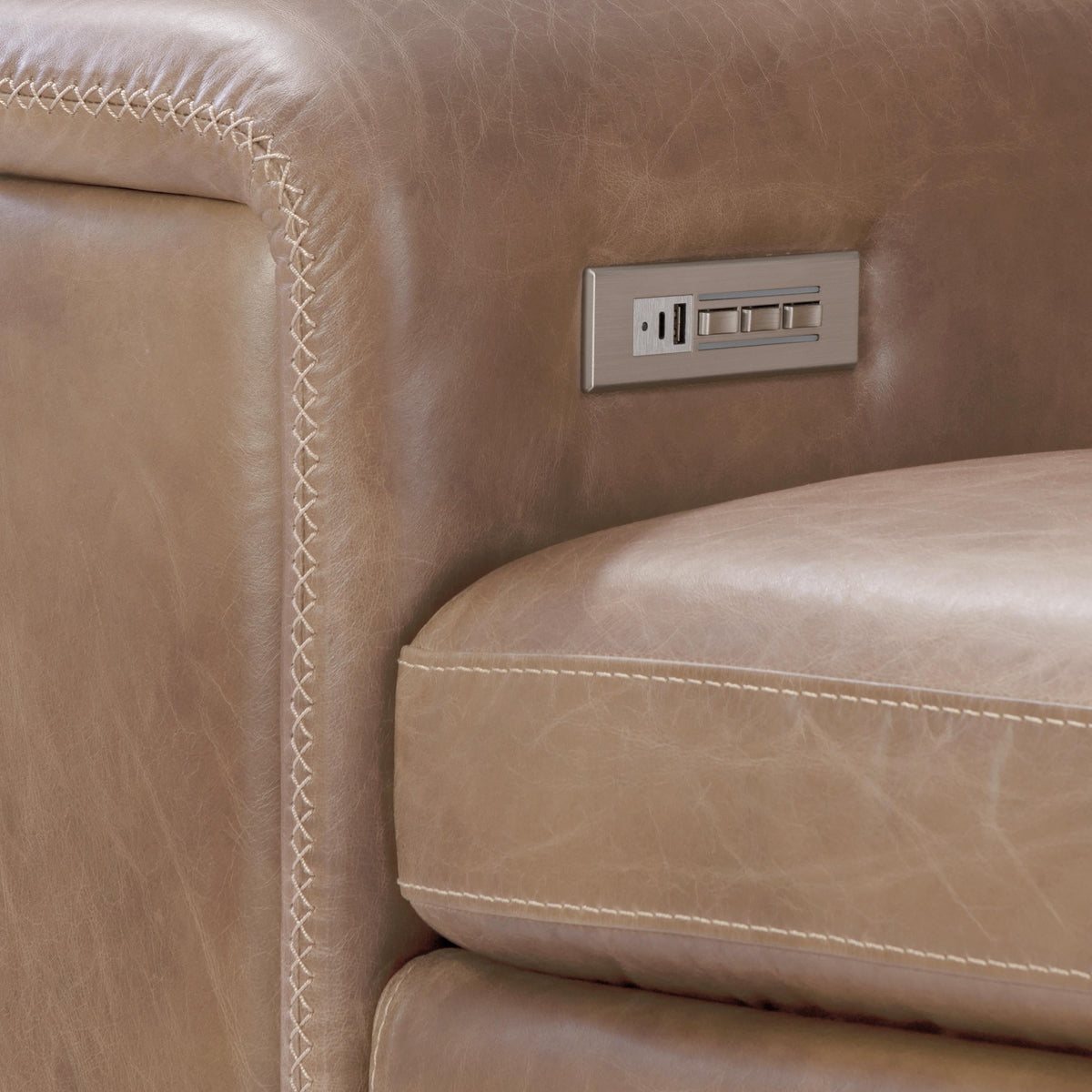 Lioni Brown Power Motion Sectional - Ornate Home
