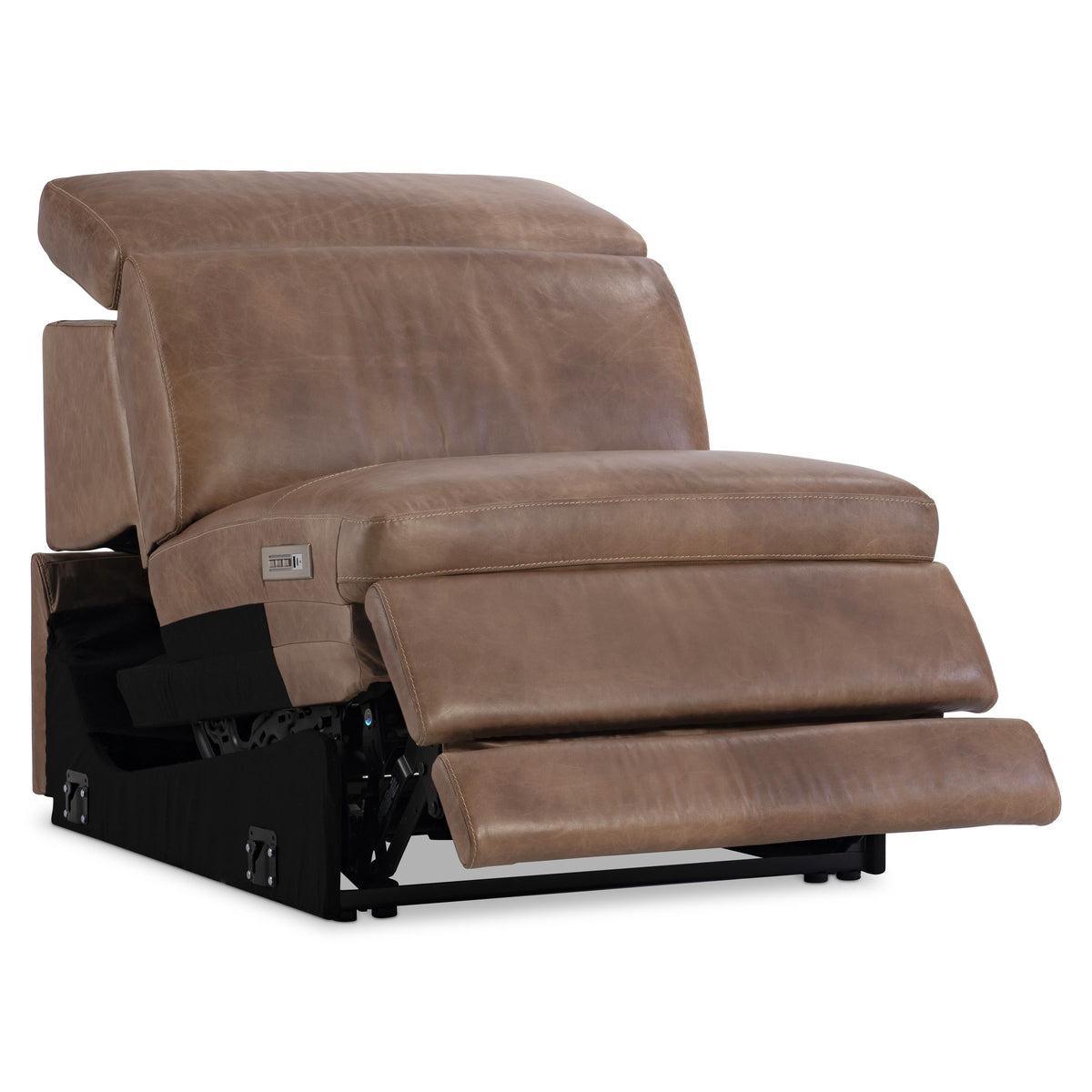 Lioni Taupe Armless Power Motion Chair - Ornate Home