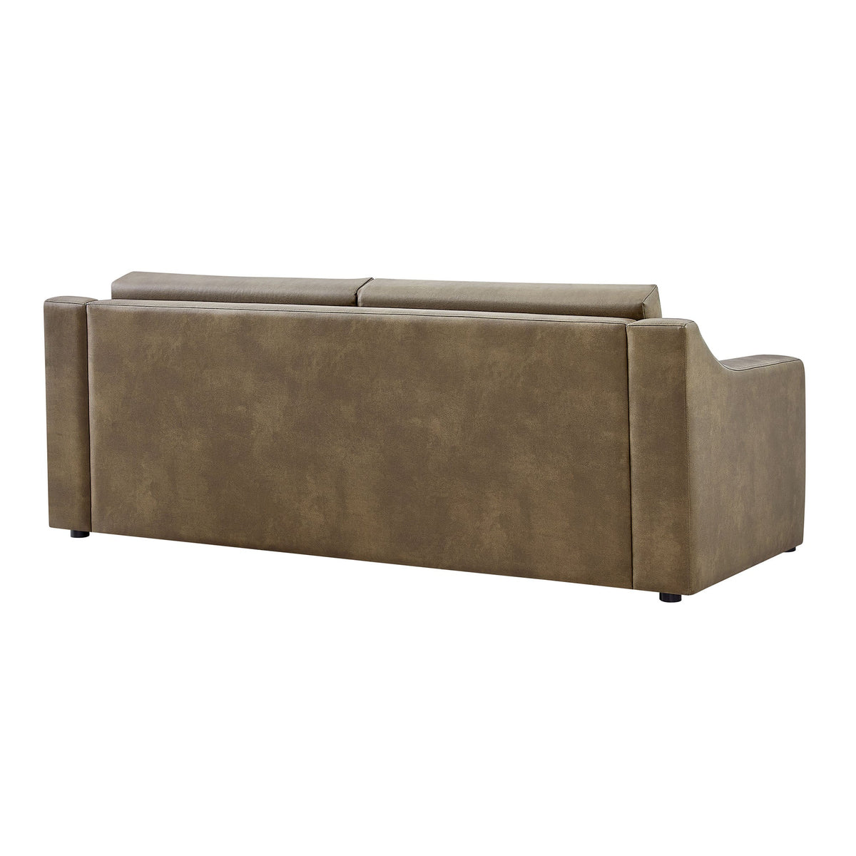 Liora Mushroom 87 Inch Vegan Leather Sofa - Ornate Home