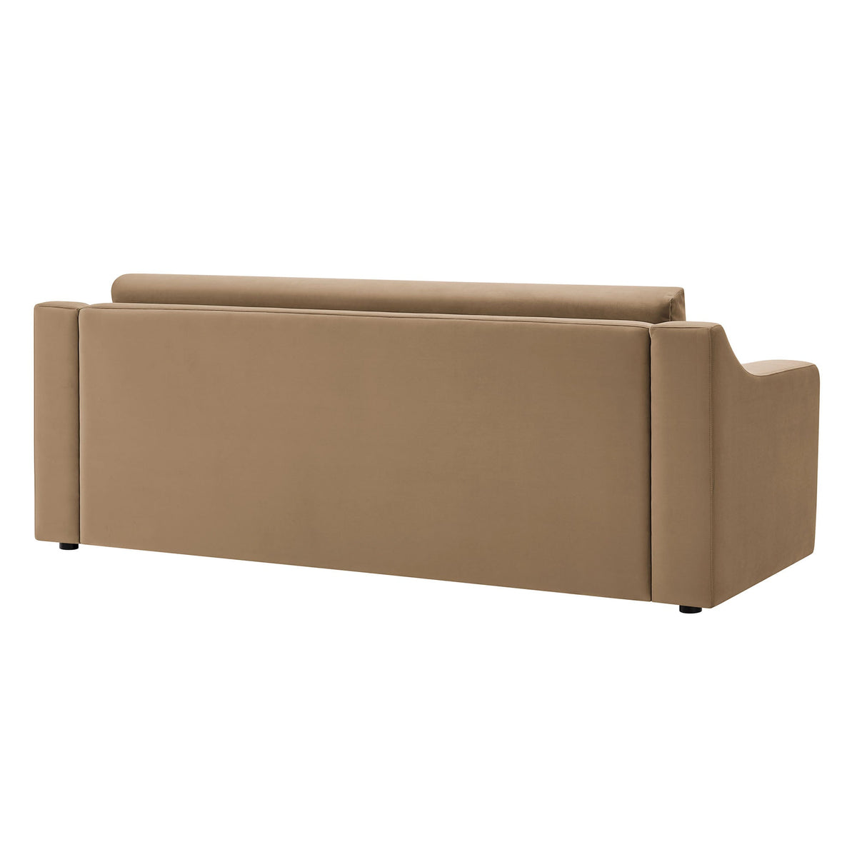 Liora Taupe Performance Velvet Sofa - Ornate Home