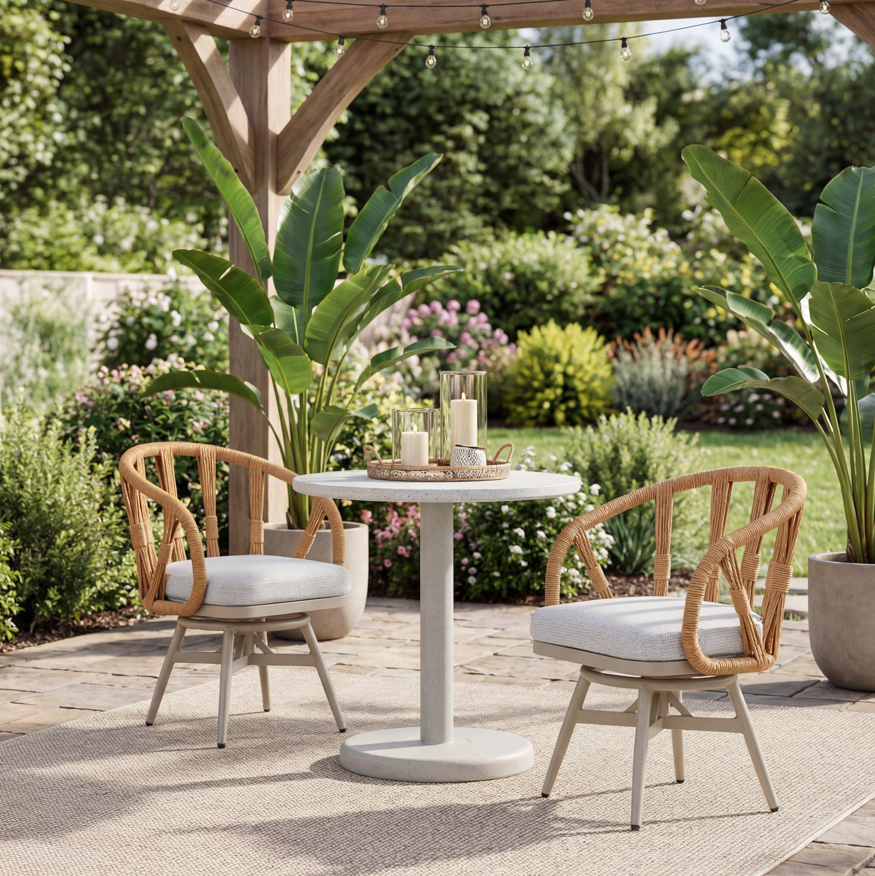 Liora White Bistro Table