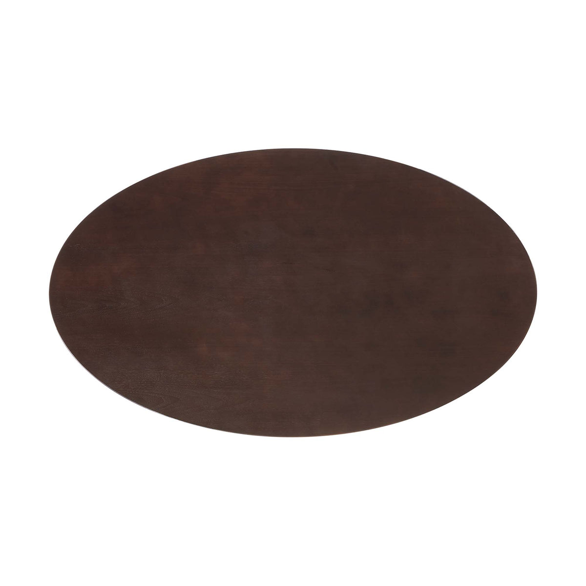 Lippa Black/Cherry Walnut 60" Oval Wood Dining Table - Ornate Home