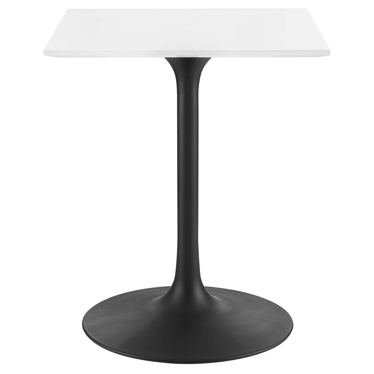 Lippa Black/White 24" Square Wood Dining Table - Ornate Home