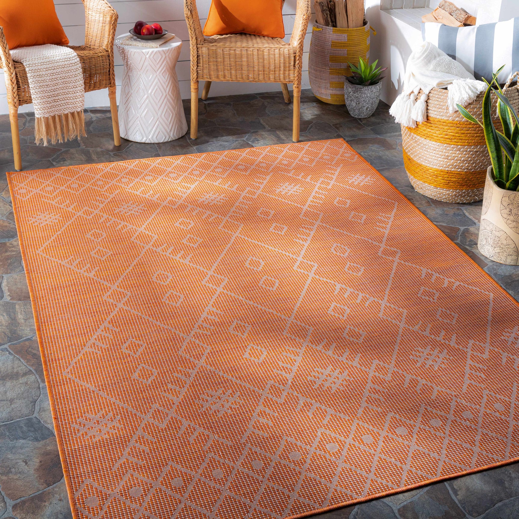 Lisarow Flatweave Outdoor Area Carpet - Clearance - Ornate Home