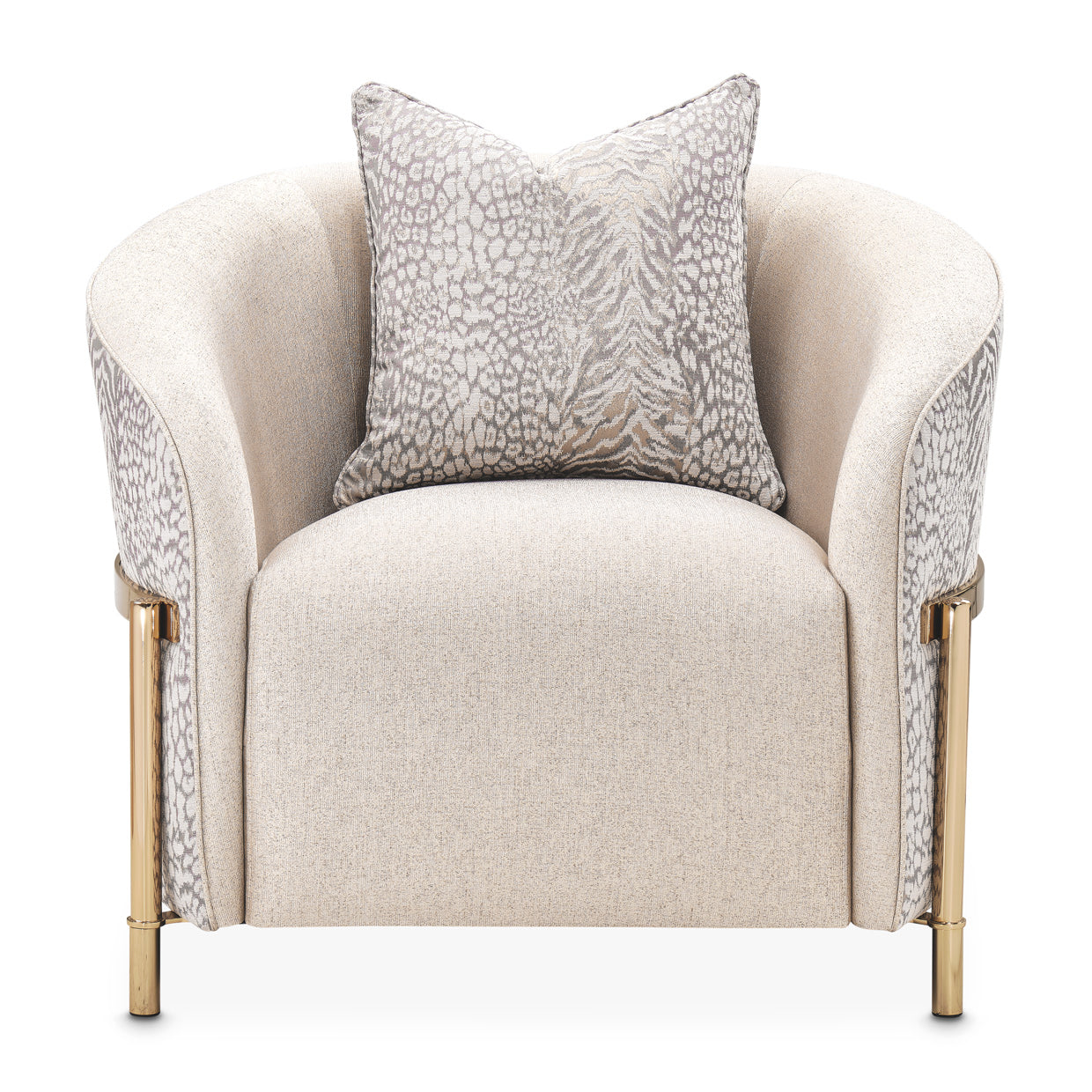 Lisbon Gold/Opal Accent Chair - Ornate Home
