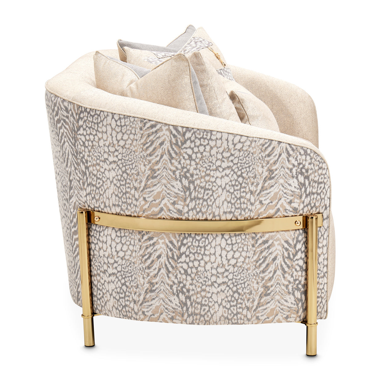 Lisbon Gold/Opal Loveseat - Ornate Home