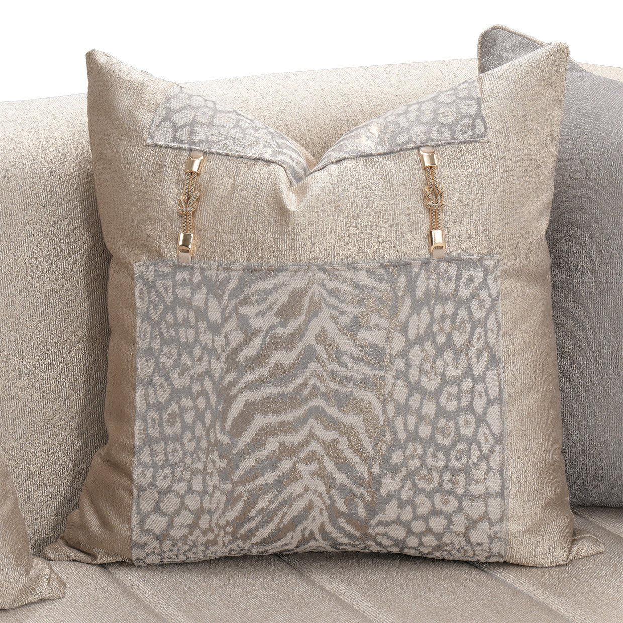 Lisbon Gold/Opal Sofa - Ornate Home