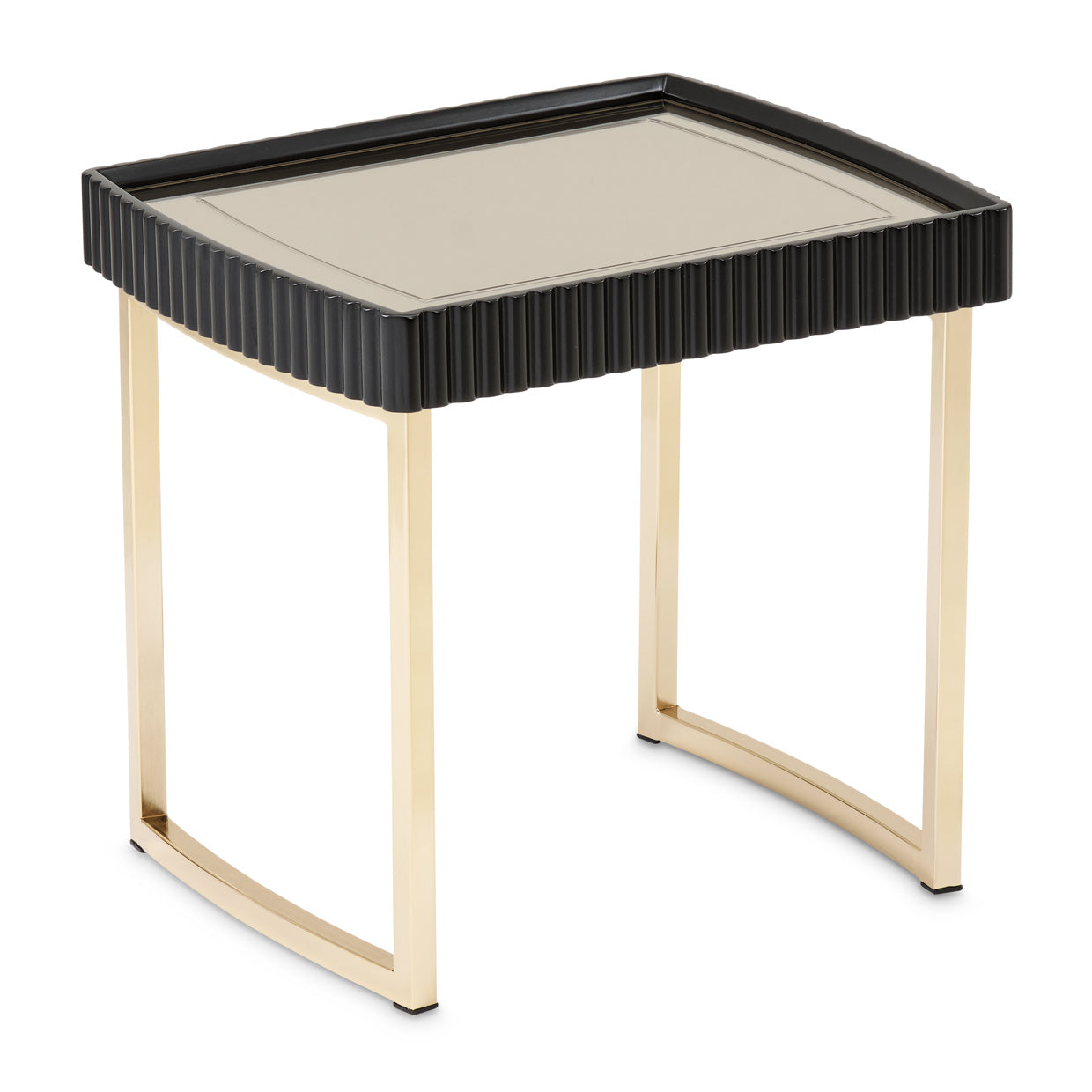 Lisbon Silken Matte Black Nesting Tables (Set of 3) - Ornate Home