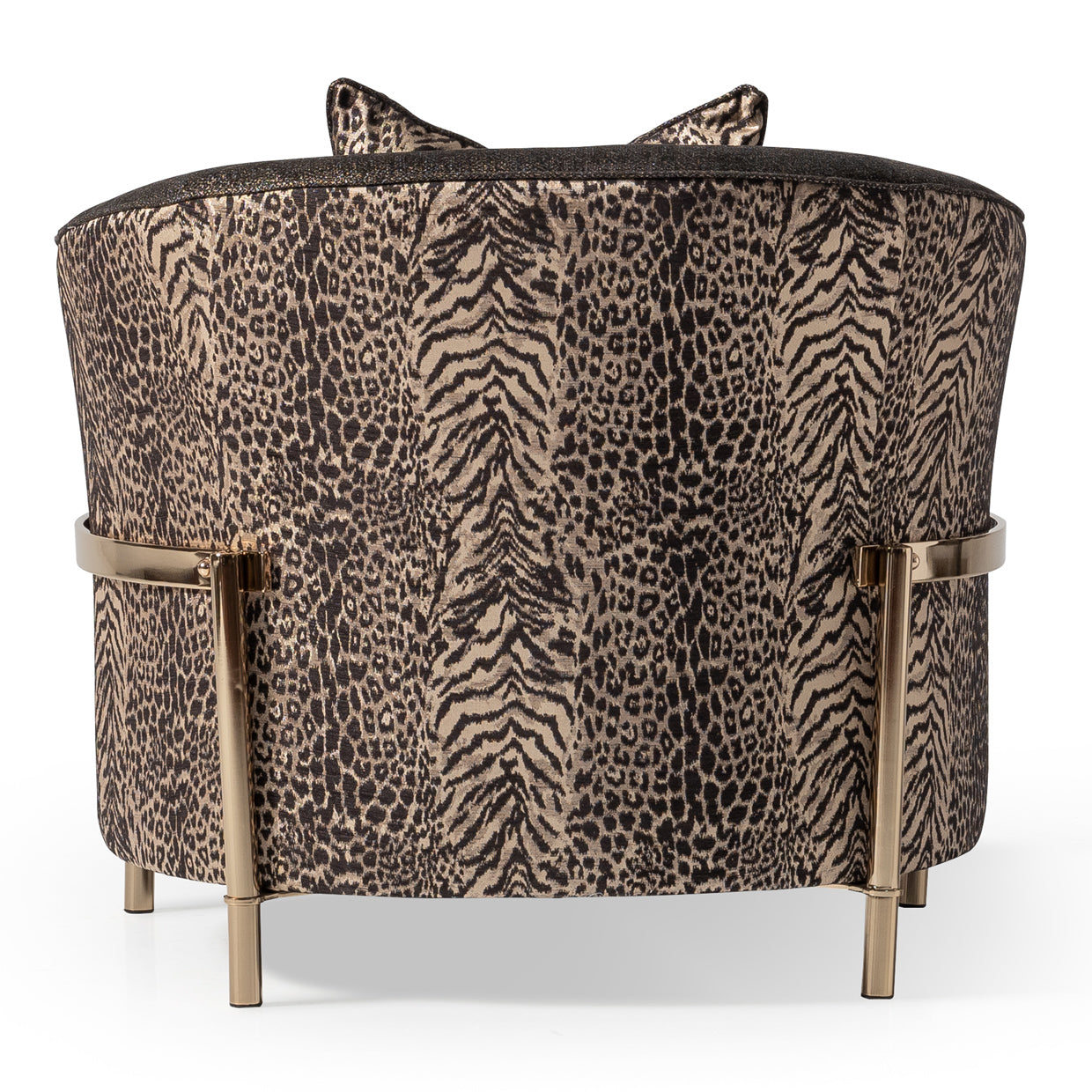 Lisbon Silken Matte Black/Onyx Accent Chair - Ornate Home