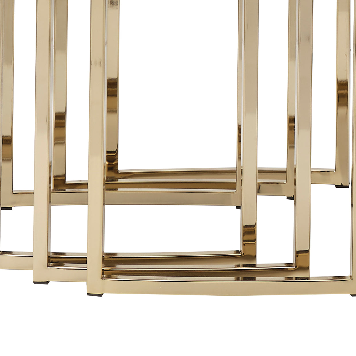 Lisbon Silken Matte Cream Nesting Tables (Set of 3) - Ornate Home