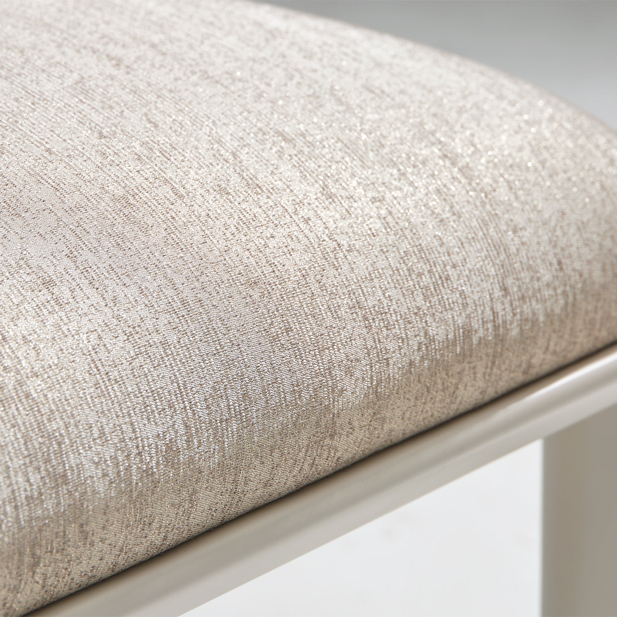 Lisbon Silken Matte Cream/Opal Dining Side Chair - Ornate Home