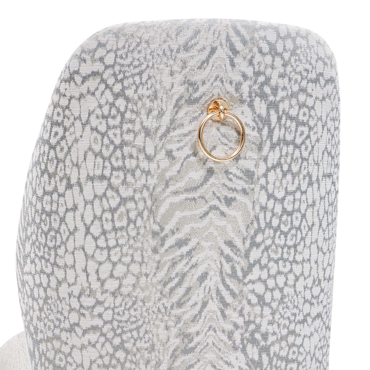 Lisbon Silken Matte Cream/Opal Dining Side Chair - Ornate Home