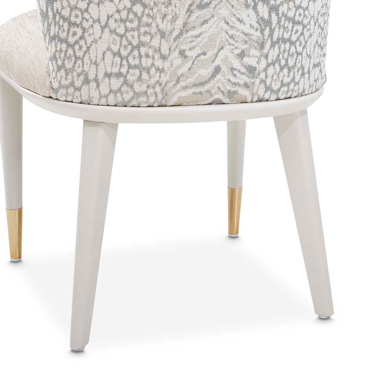 Lisbon Silken Matte Cream/Opal Dining Side Chair (Set of 2)