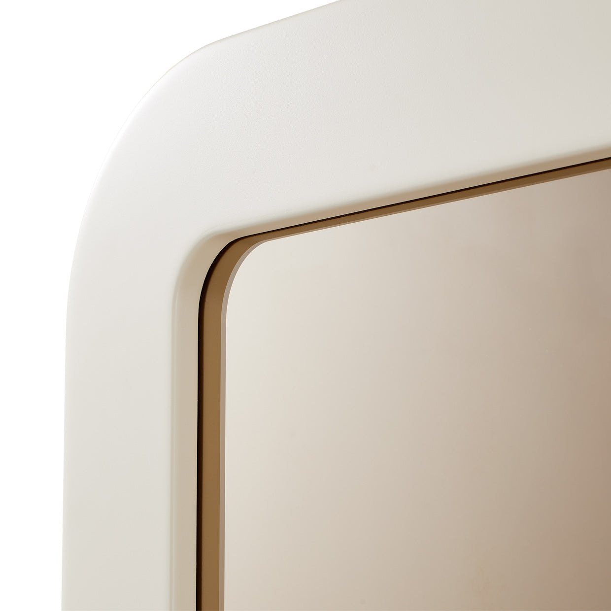 Lisbon Silken Matte Cream Wall Mirror - Ornate Home