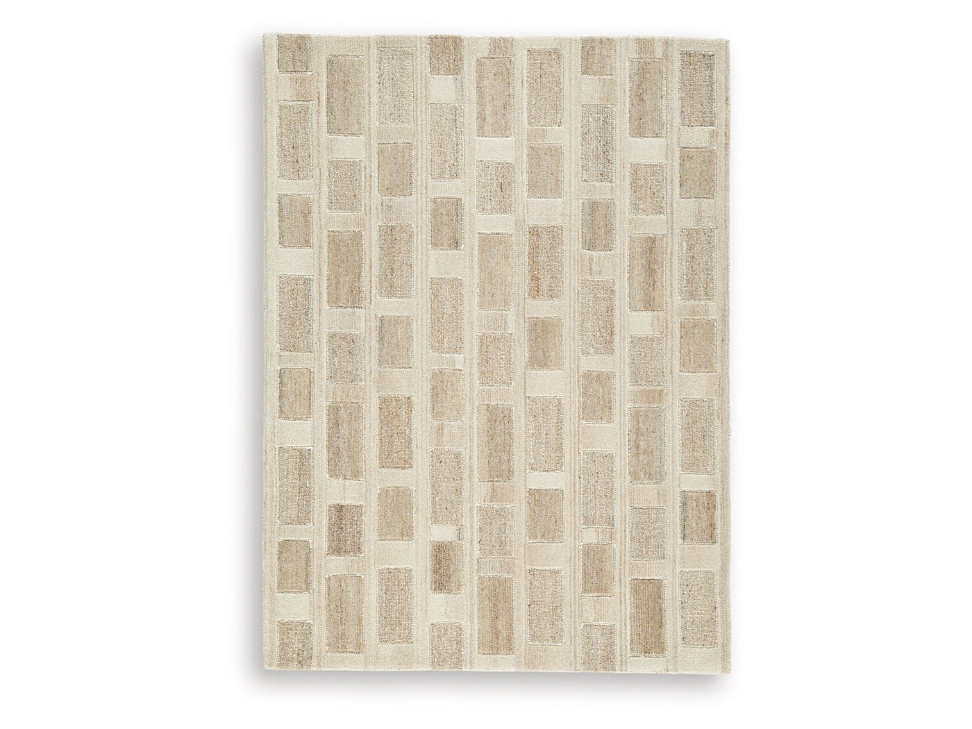 Lisgrove Tan/Brown/White Medium Rug - Ornate Home