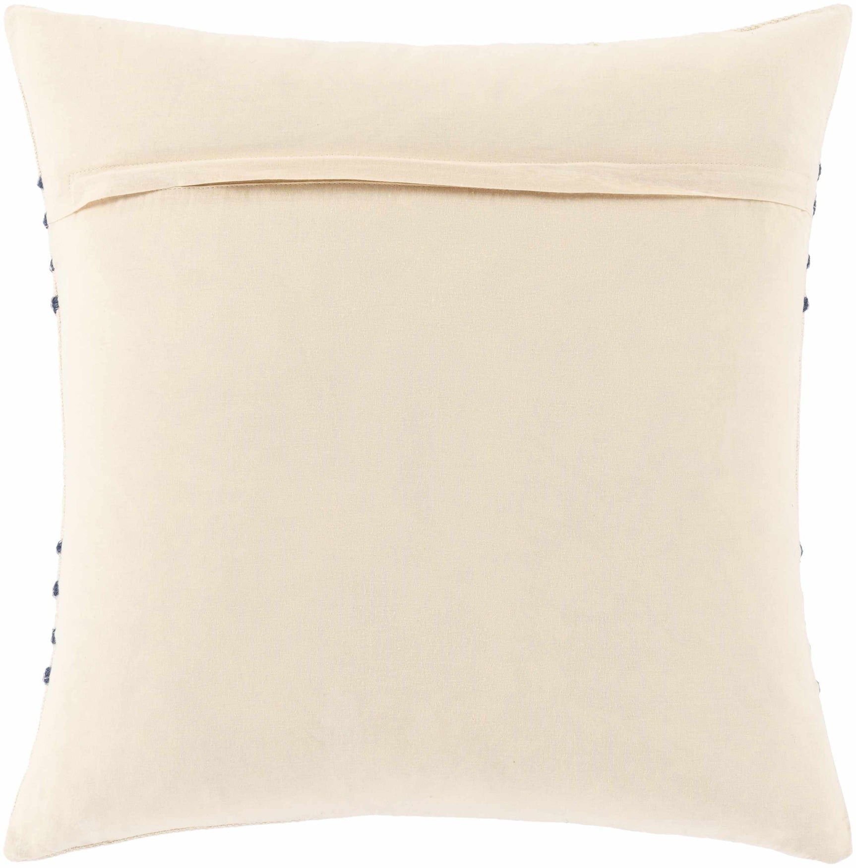 Listie Beige Navy Striped Accent Pillow - Ornate Home