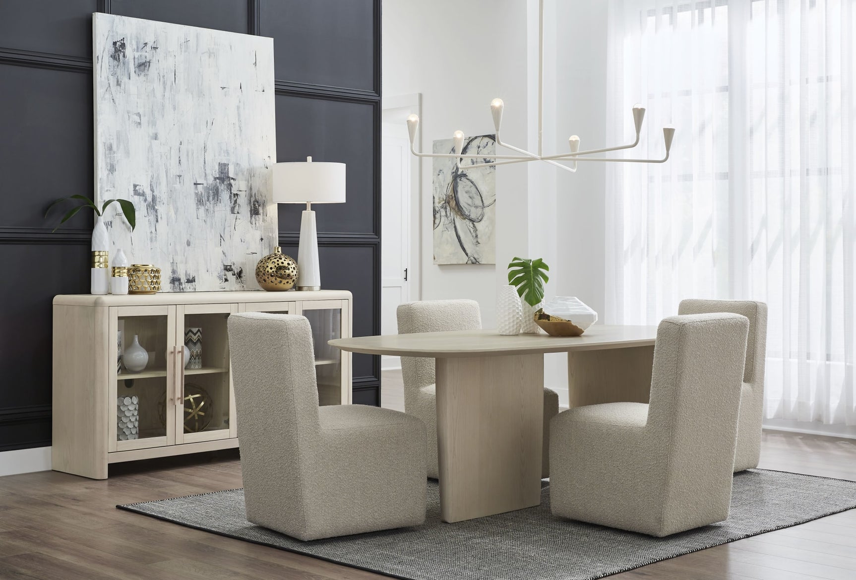 Liv Brun Fully Upholstered Dining Chair - Ornate Home