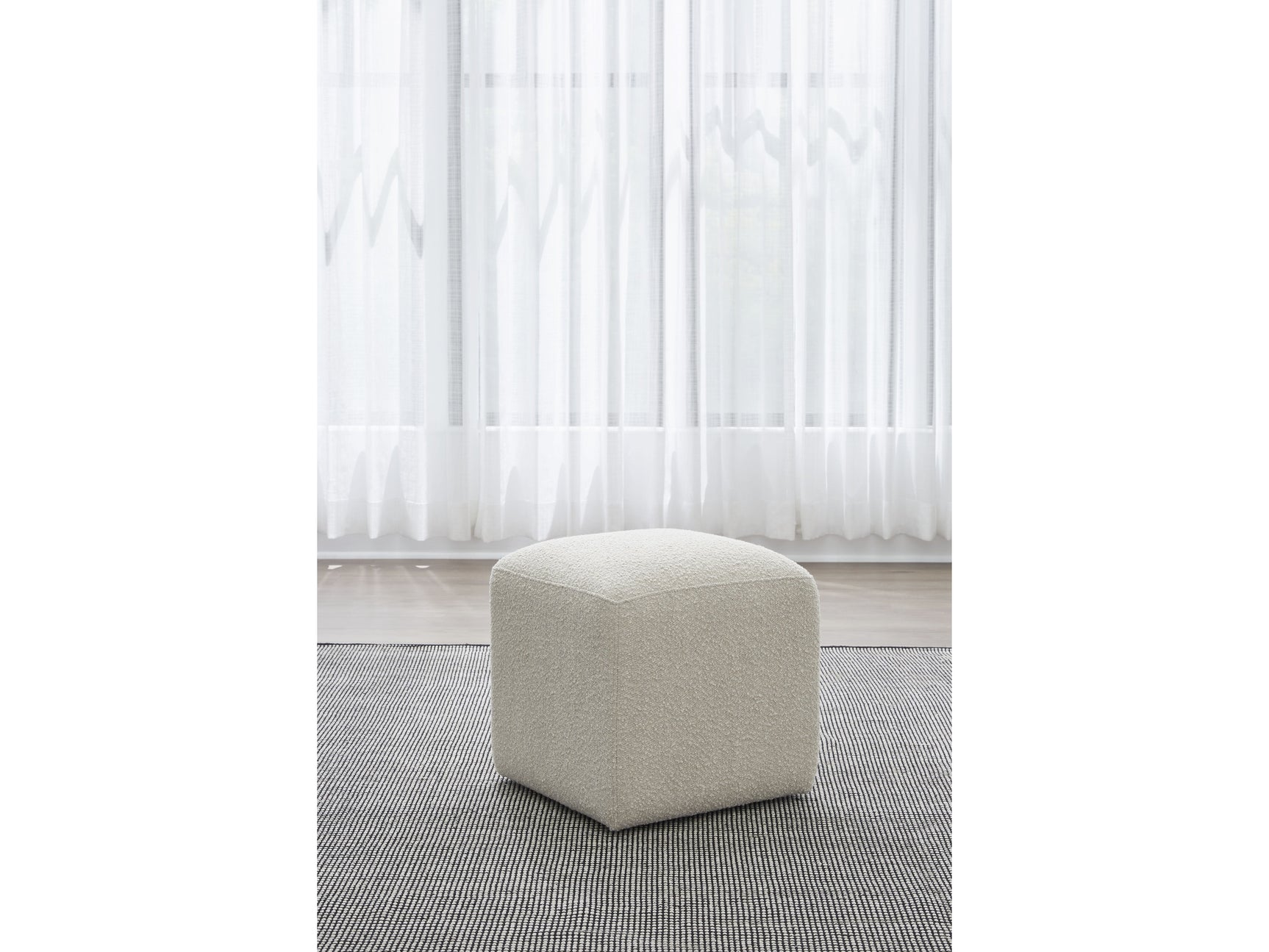 Liv Brun Fully Upholstered Dining Ottoman - Ornate Home