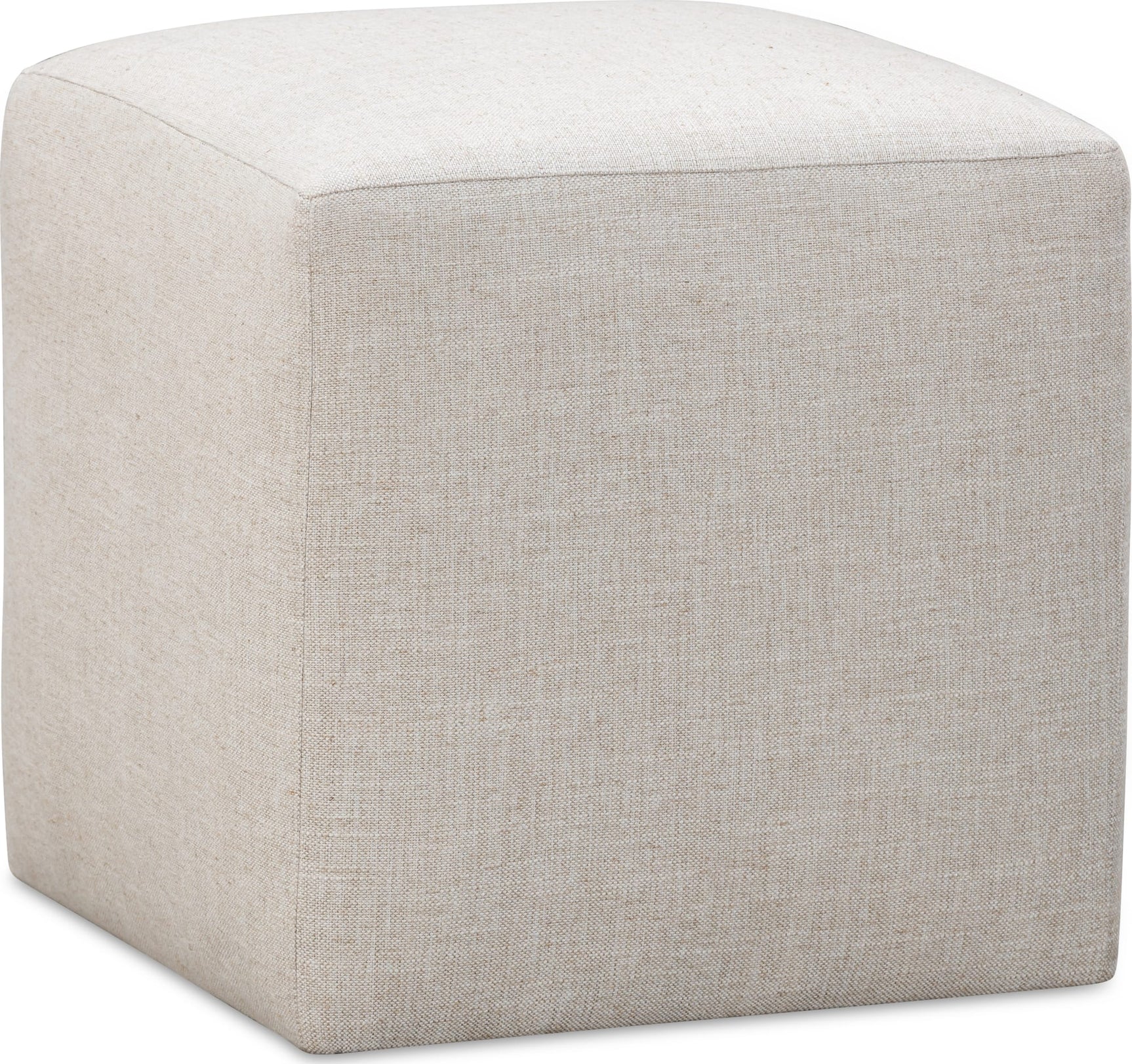 Liv Natural Fully Upholstered Dining Ottoman - Ornate Home
