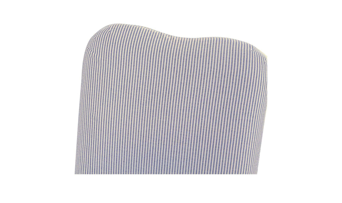 Liv Navy Stripe Slipcover Dining Chair (Set of 2) - Ornate Home