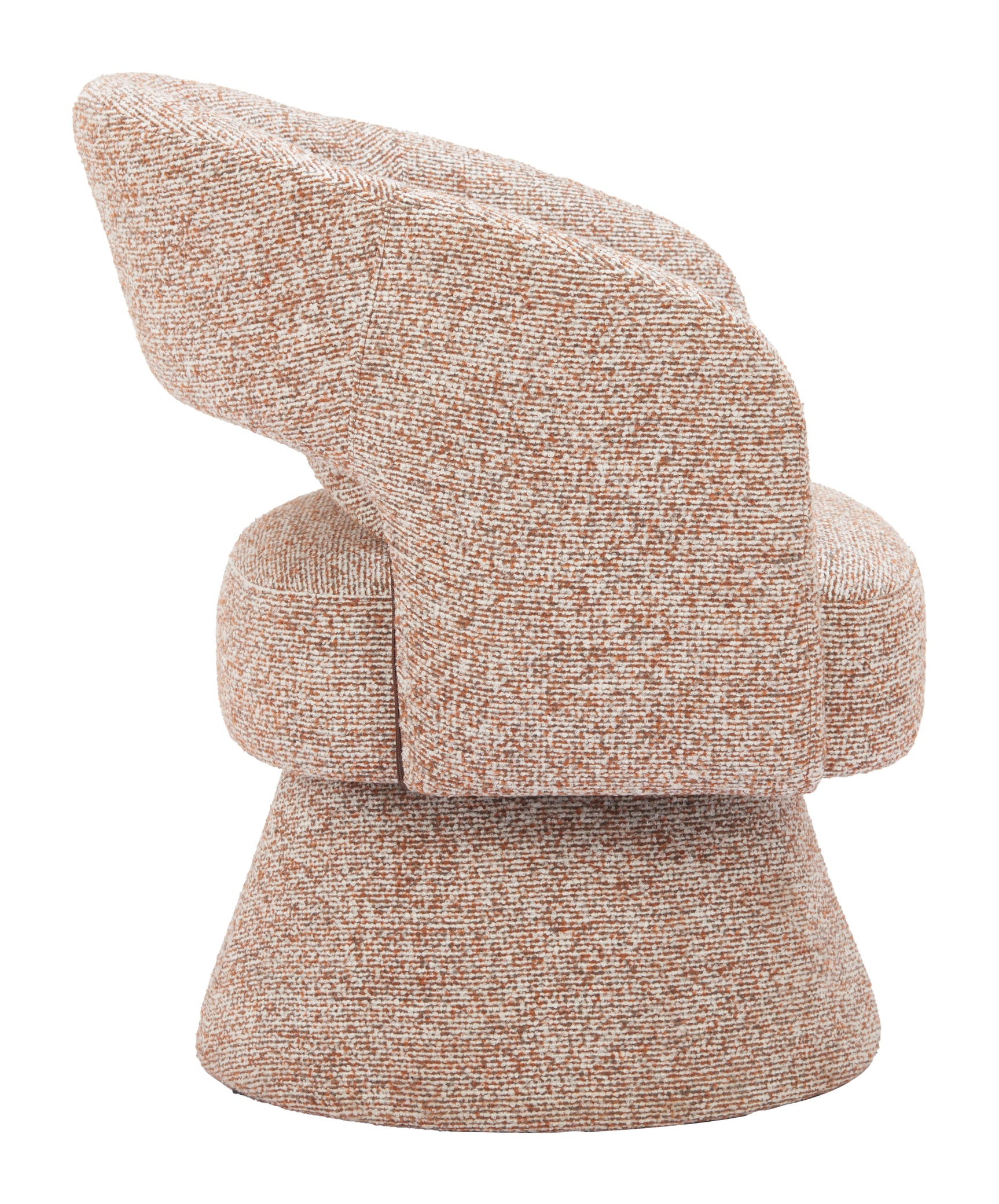 Liva Frosty Brown Swivel Chair - Ornate Home
