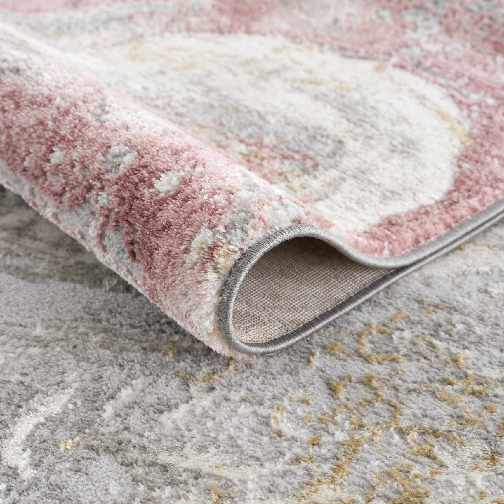Lively Marble Pink Area Rug - Ornate Home