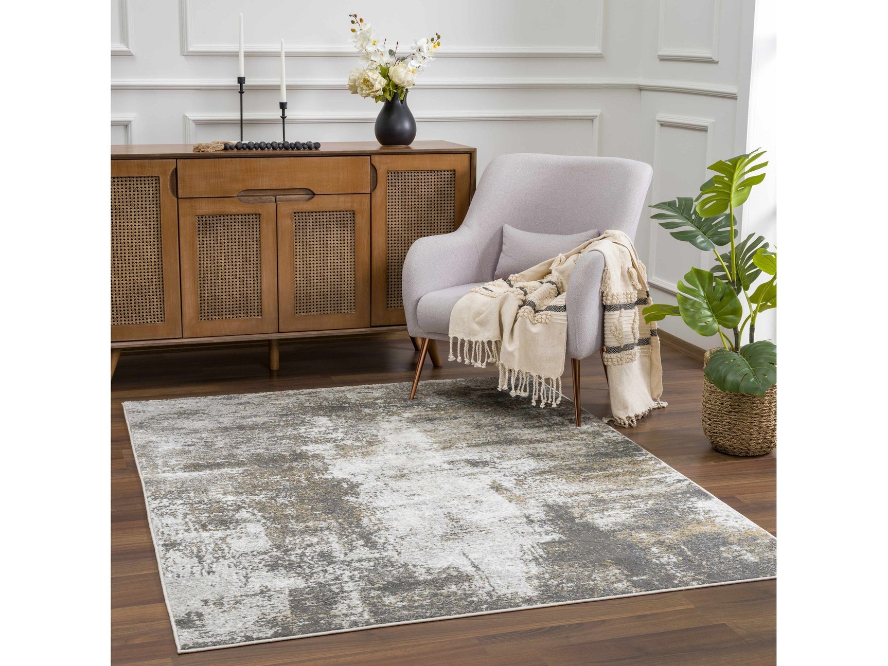 Liveree Abstract Area Rug - Clearance - Ornate Home