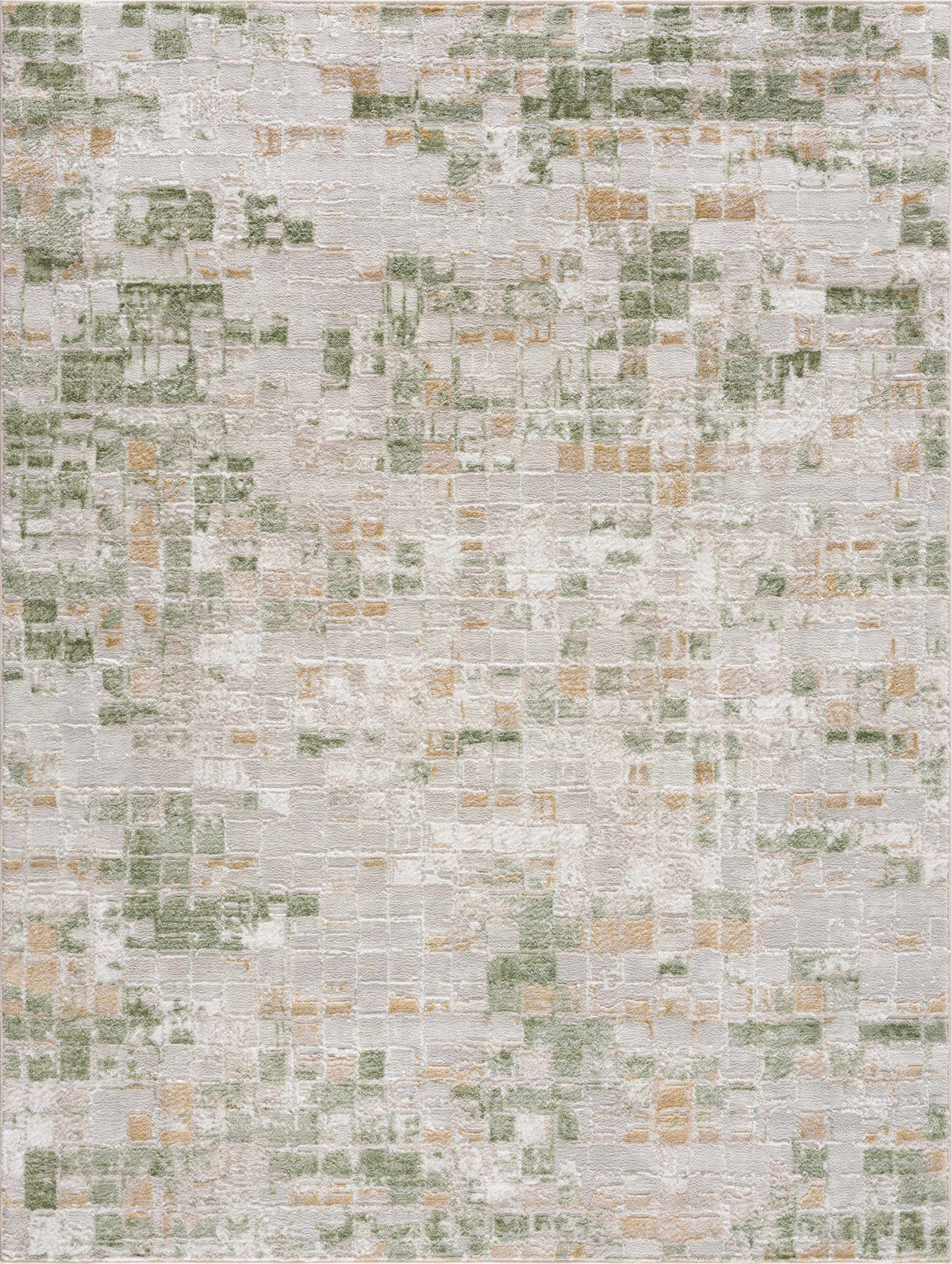 Liveri Green Mosaic Rug - Ornate Home