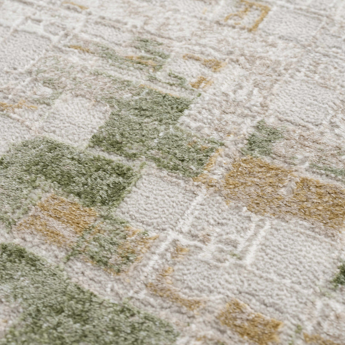 Liveri Green Mosaic Rug - Ornate Home