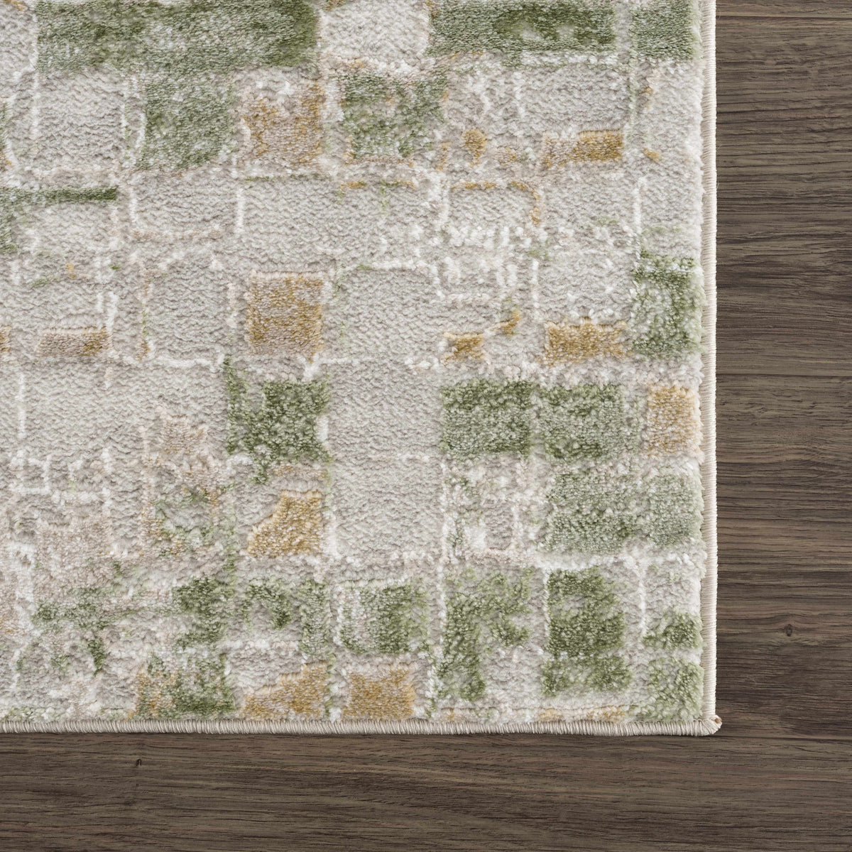 Liveri Green Mosaic Rug - Ornate Home