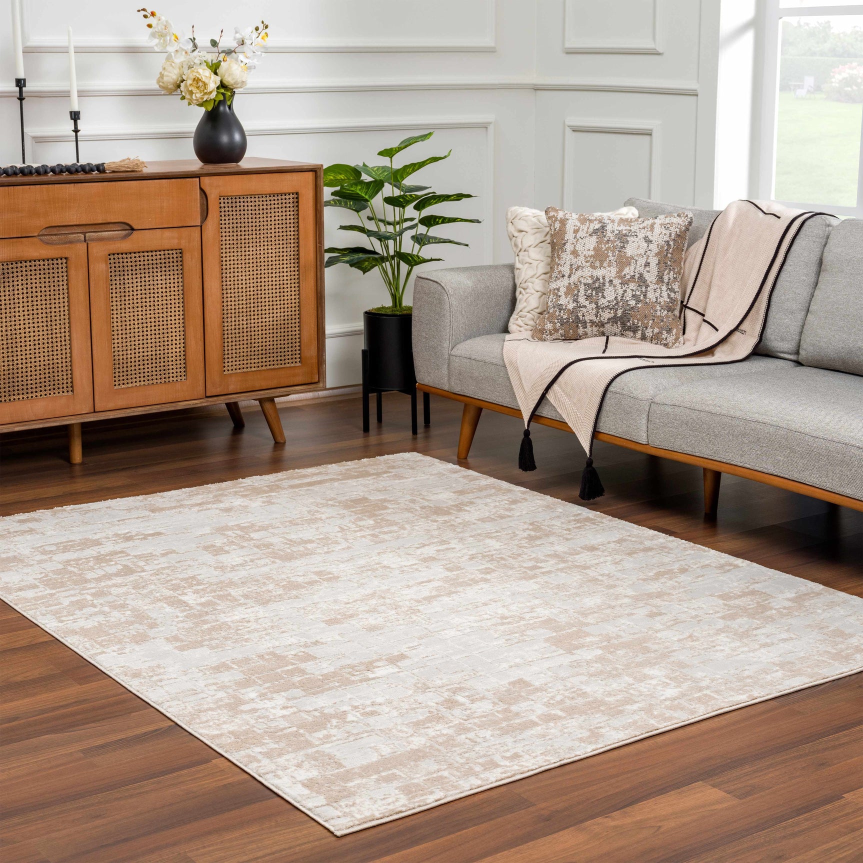 Liveri Pink Mosaic Rug - Promo - Ornate Home