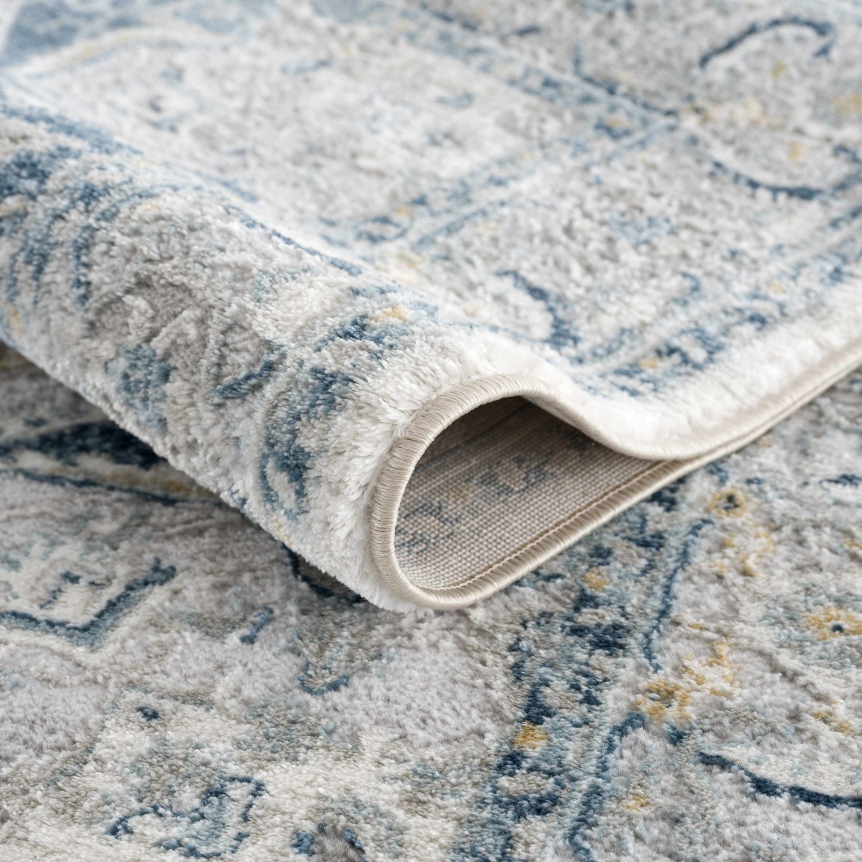 Liverpool Blue Area Rug - Clearance - Ornate Home