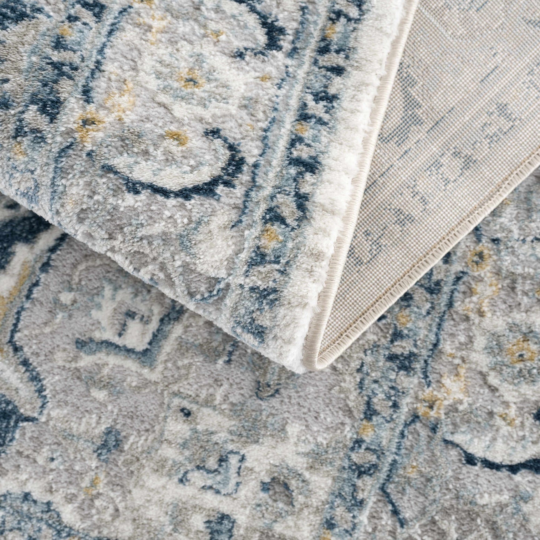 Liverpool Blue Area Rug - Clearance - Ornate Home