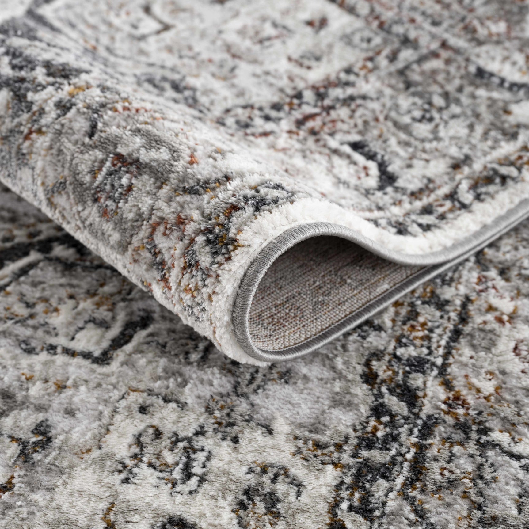 Liverpool Dark Gray Area Rug - Clearance - Ornate Home