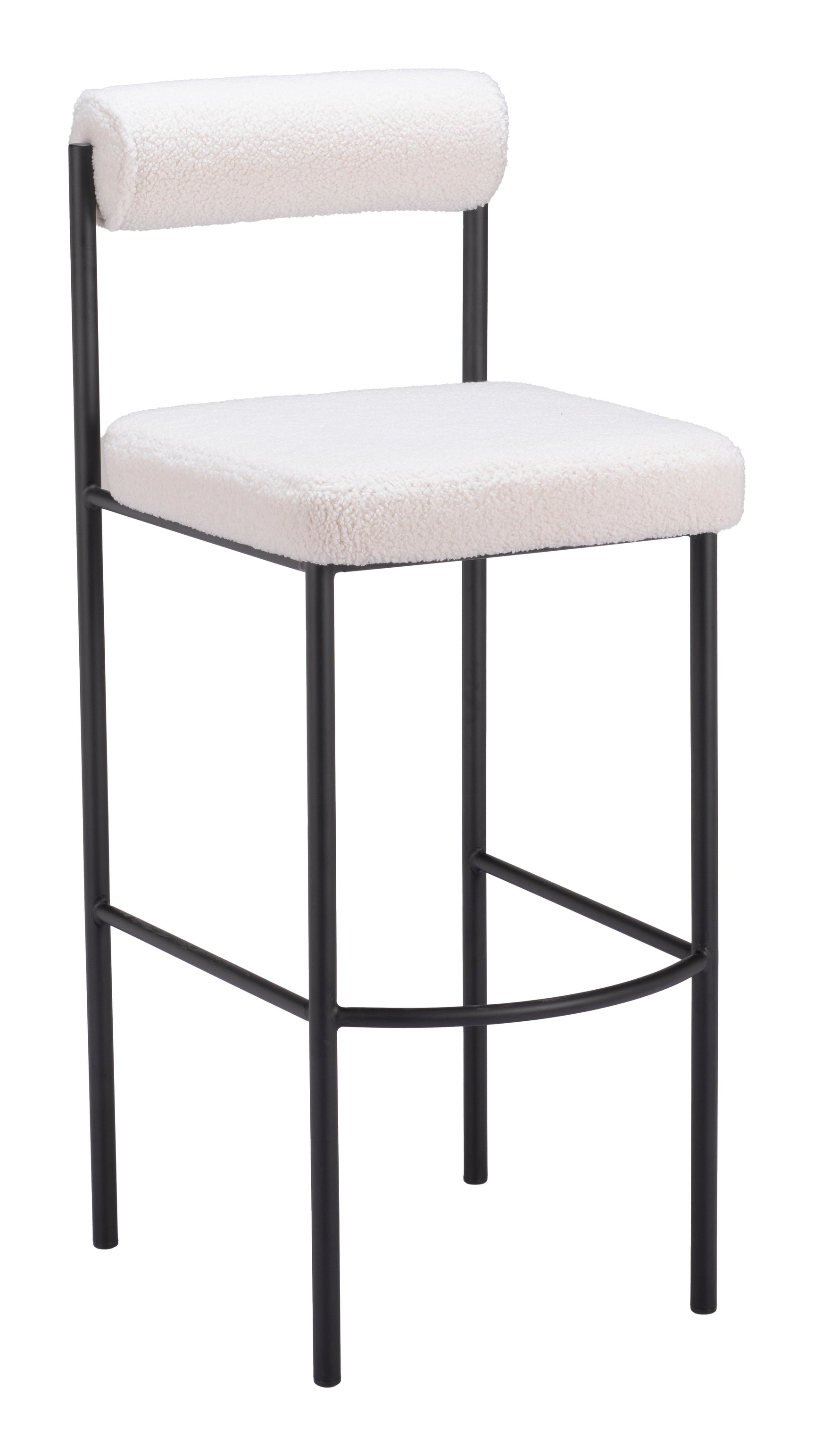Livorno Ivory Barstool (Set of 2) - Ornate Home