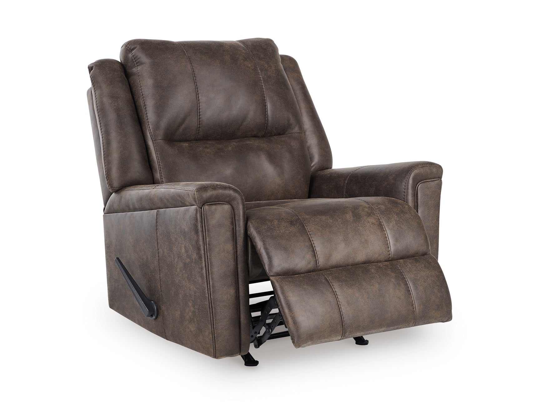 Skymaker Walnut Manual Rocker Recliner - Ornate Home