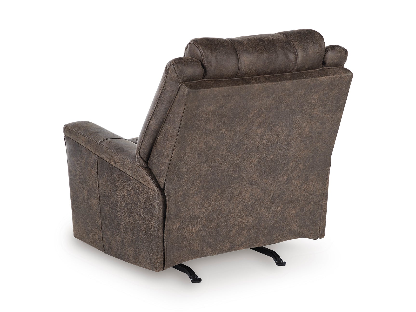 Skymaker Walnut Manual Rocker Recliner - Ornate Home