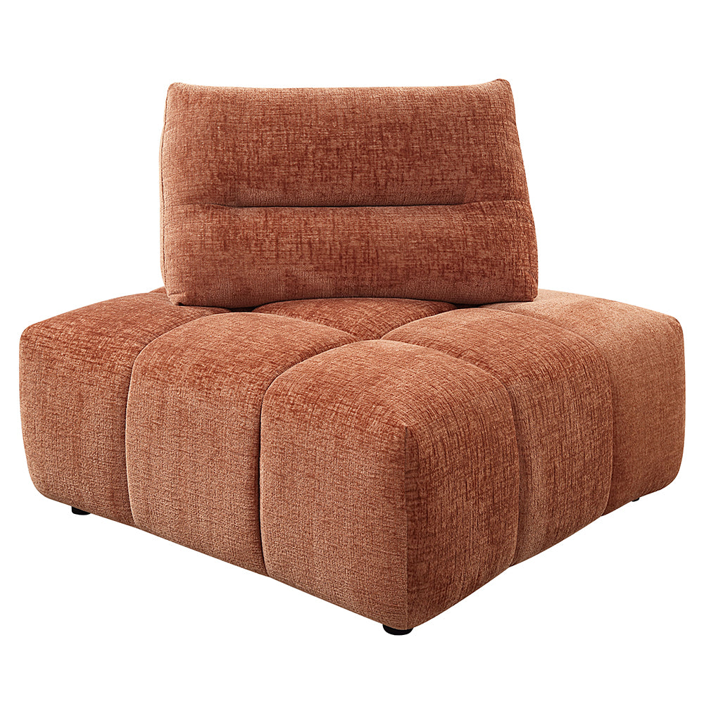 Loanna Coral Red Modular - Wedge - Ornate Home