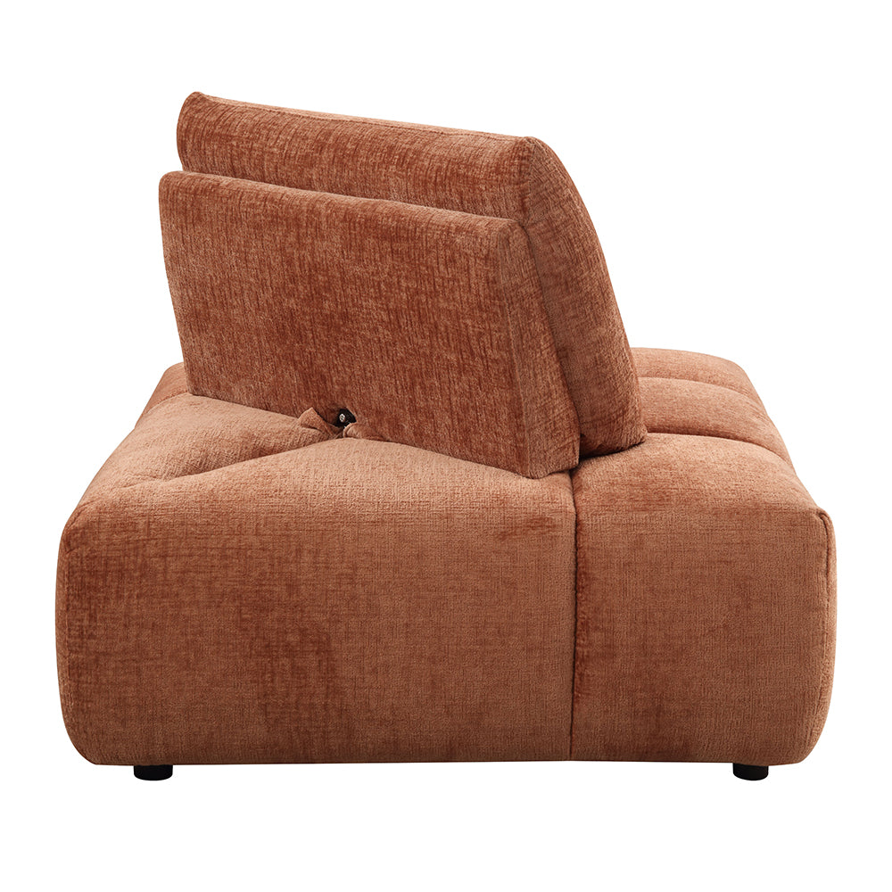 Loanna Coral Red Modular - Wedge - Ornate Home