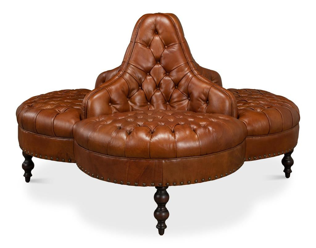 Lobby Cuba Brown Sofa - Ornate Home
