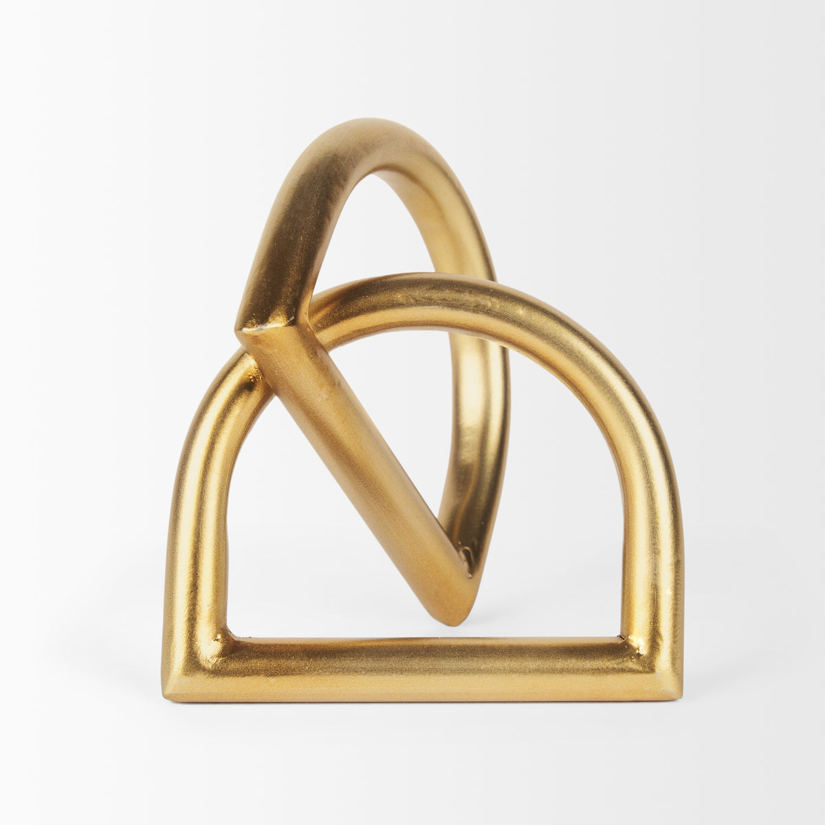 Locke Matte Gold Small Metal Decorative Object - Ornate Home