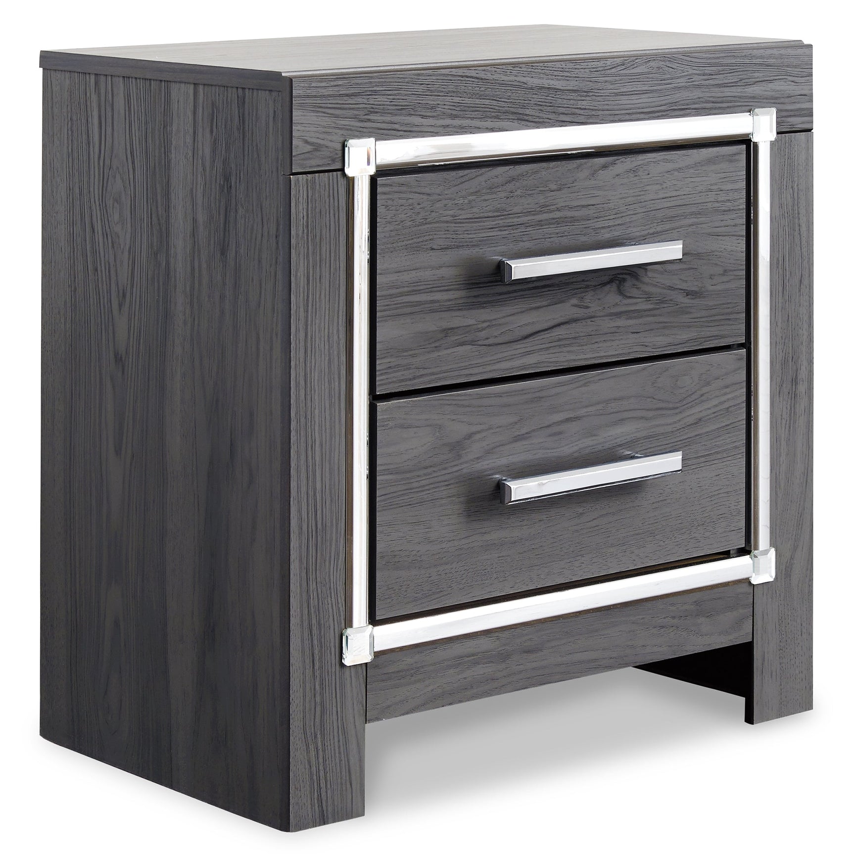 Lodanna Gray King Upholstered Storage Bedroom Set with Dresser, Mirror, Chest, and Nightstand (Online Special Price) - Ornate Home