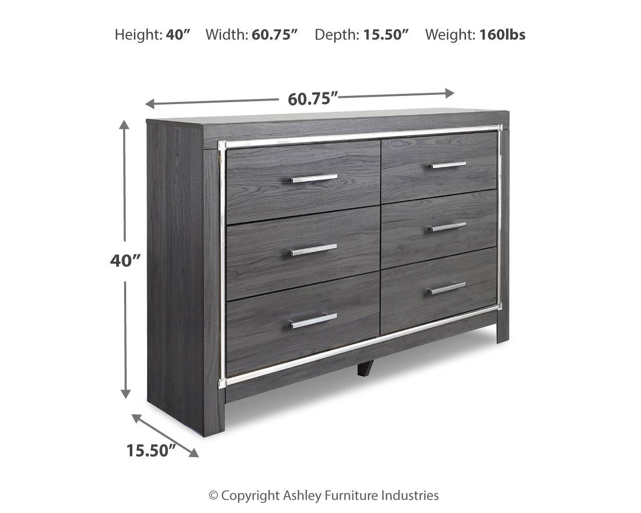 Lodanna Gray Queen Panel Bedroom Set with Dresser (Online Special Price) - Ornate Home