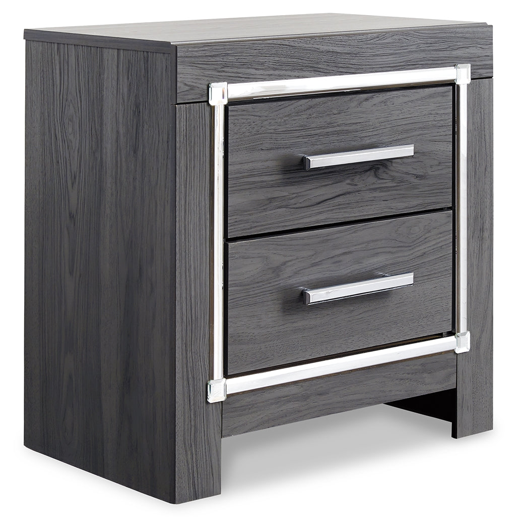Lodanna Gray Queen Storage Bedroom Set with Dresser and Nightstand (Online Special Price) - Ornate Home