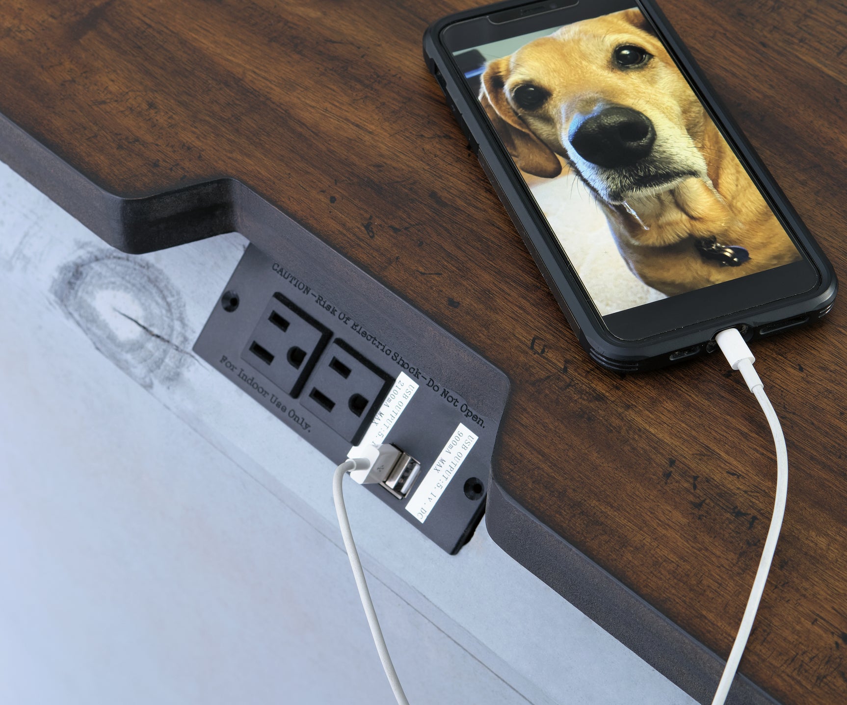 Lodenbay Antique Gray/Brown Queen Panel Bed & Nightstand - Ornate Home