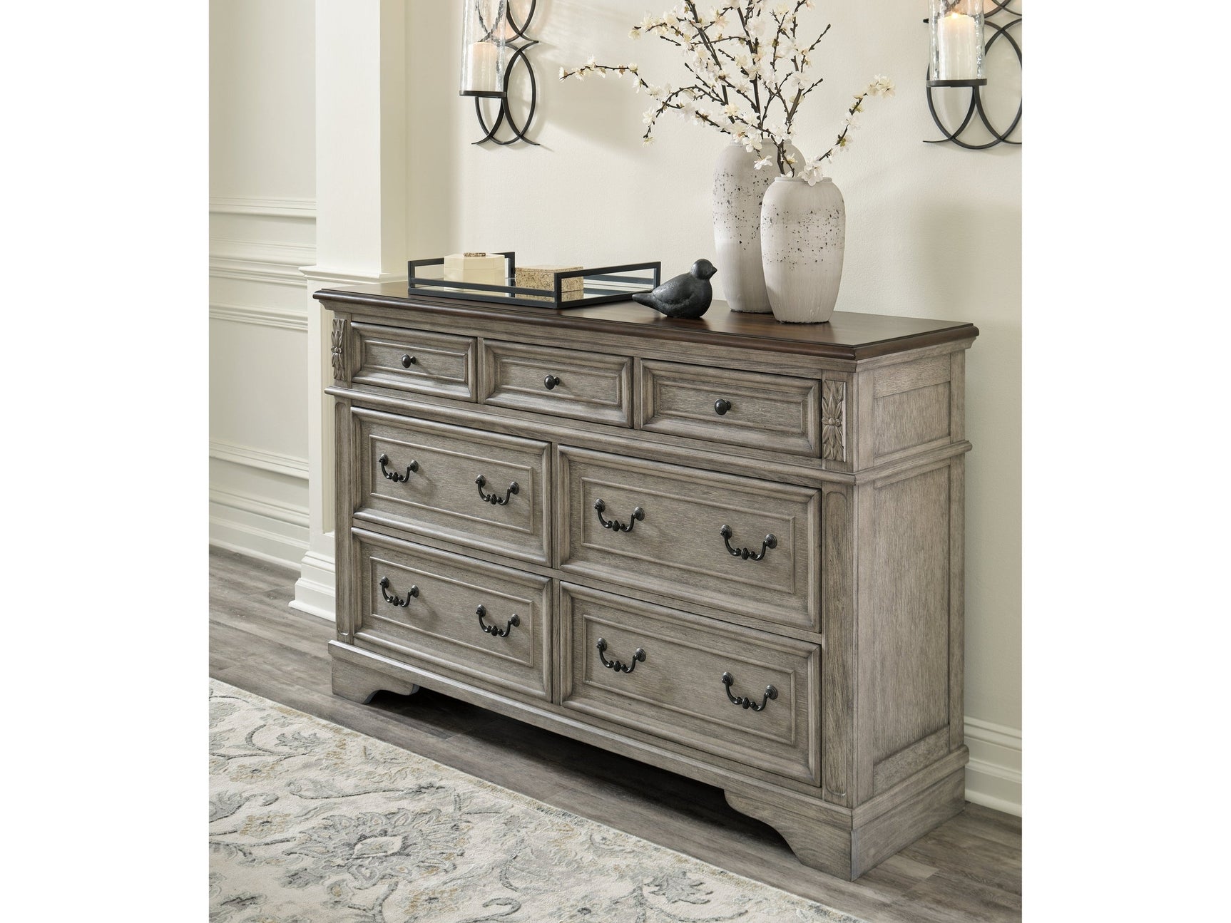 Lodenbay Two-tone Dresser - Ornate Home