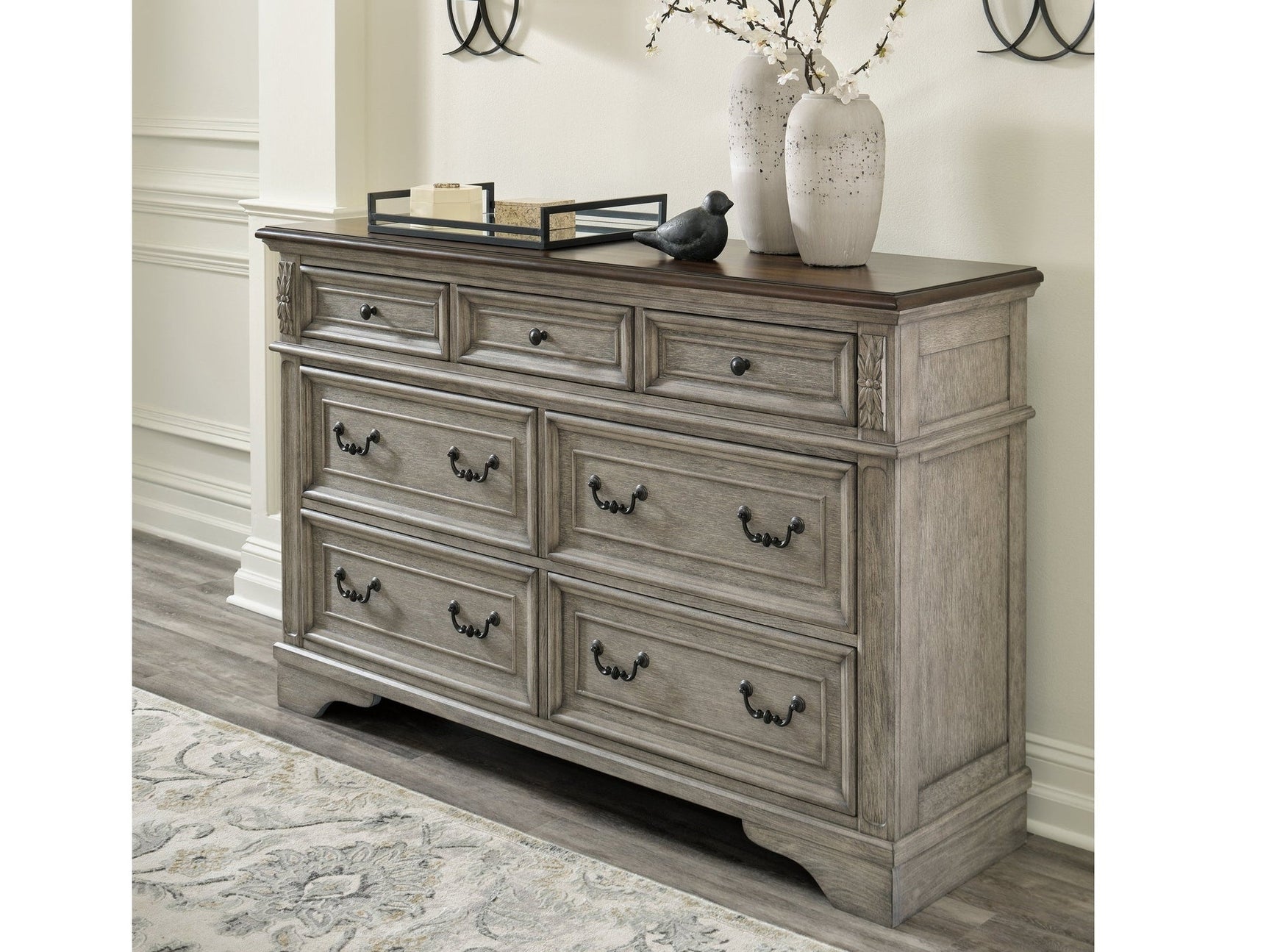 Lodenbay Two-tone Dresser - Ornate Home