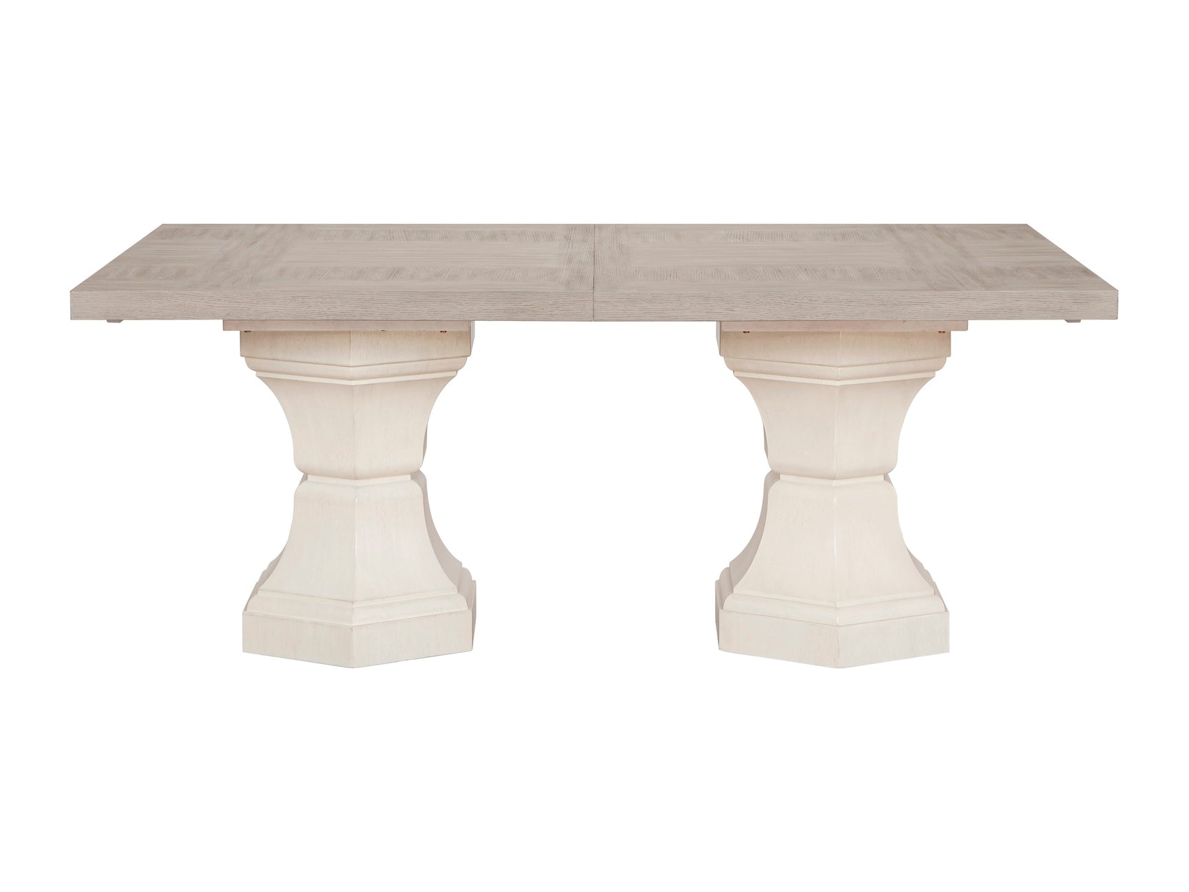 Lofton Light Gray / White Dining Table - Ornate Home
