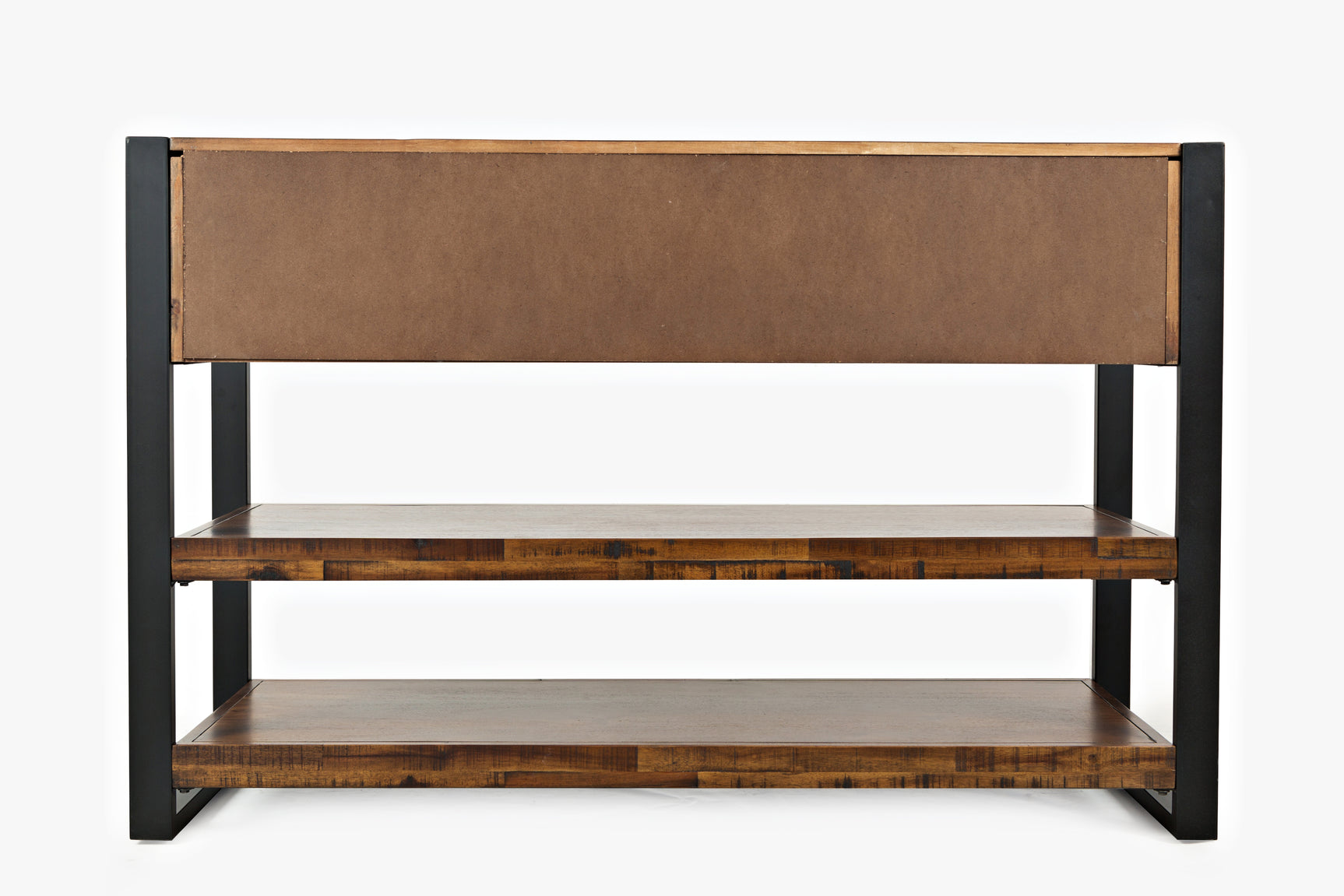 Loftworks Distressed Brown Sofa Table w/Drawers - Ornate Home