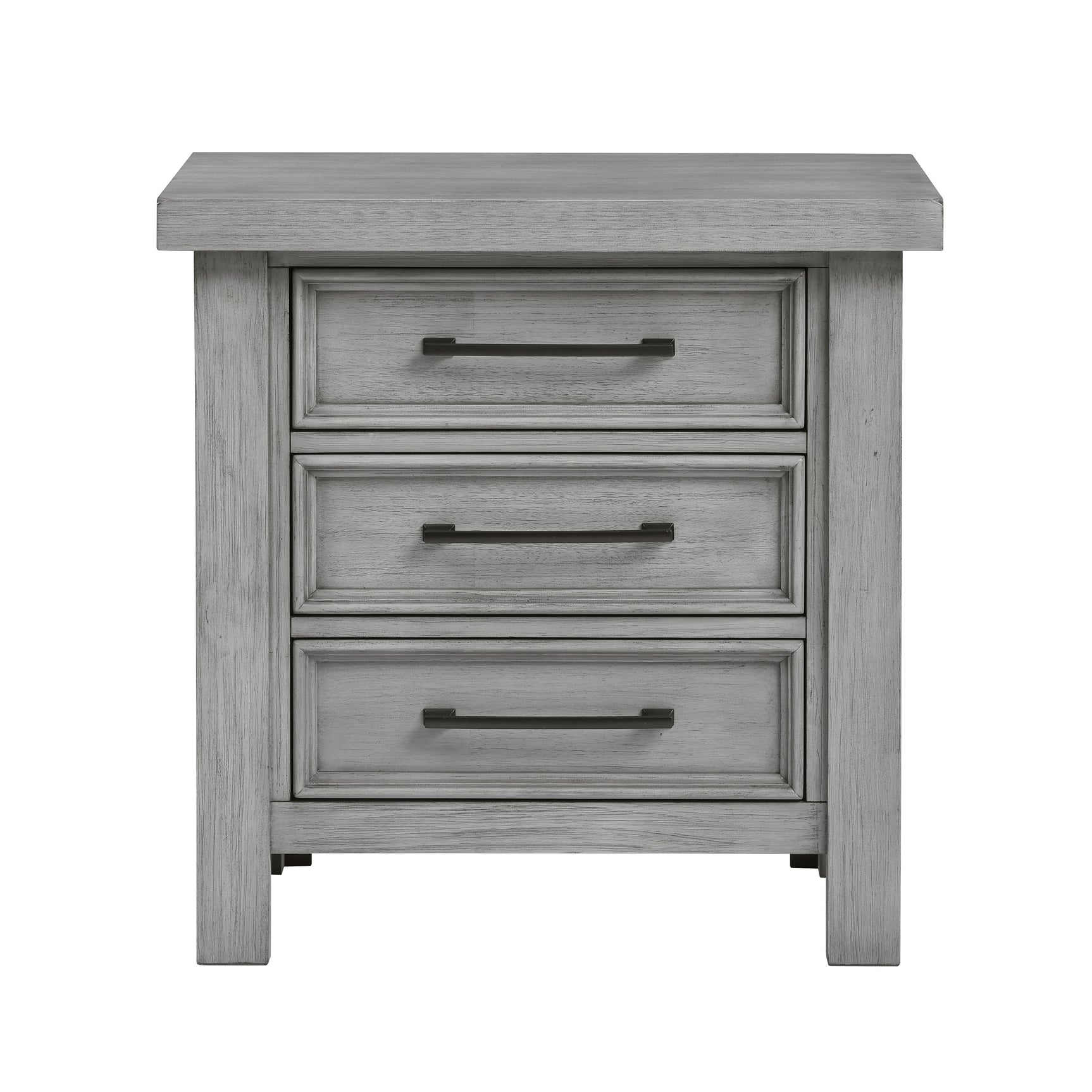 Logandale Antique Gray 5-Piece Queen Bedroom Set - Ornate Home